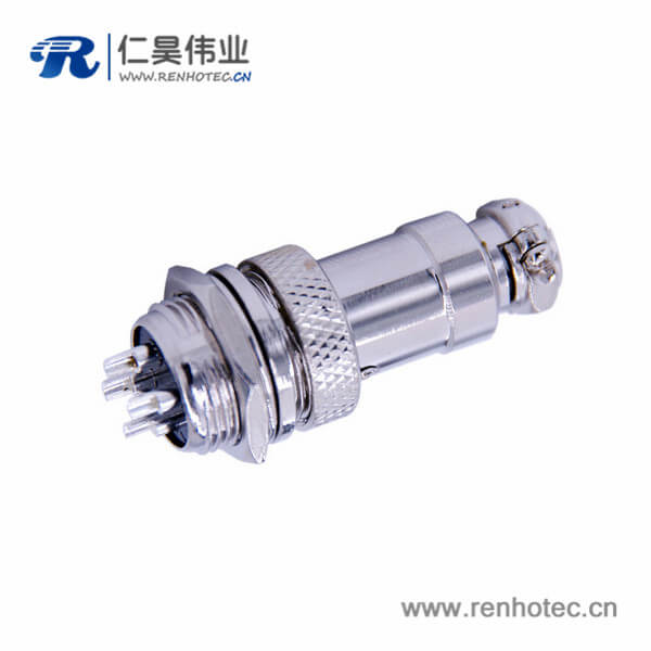 GX16 4芯航空接插件直式电缆式母头公座 GX16 4芯航空接插件直式电缆式母头公座