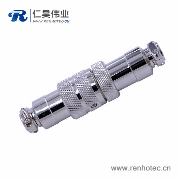 GX20对接航空插头3芯接线式直式电子接插件 GX20对接航空插头3芯接线式直式电子接插件