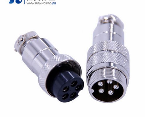 航空插头接插件GX20直式对接公母接插件