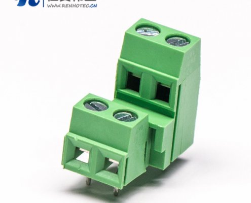 螺钉式2层4芯接线端子直式压接接线接插件