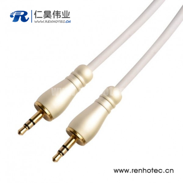 3.5mm对录线公对公aux电视电脑音频线20CM
