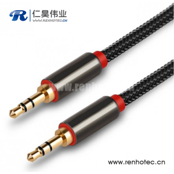 3.5mm超柔线 AUX无氧铜车载音响线20CM