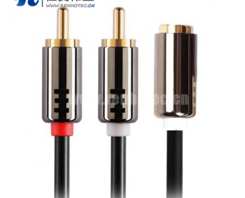 单芯防水红色14mm接线接插件400A弯式插头塑料IP67