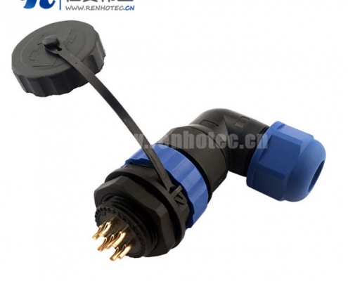 SP29防水航空插头 5芯 航空接头塑料